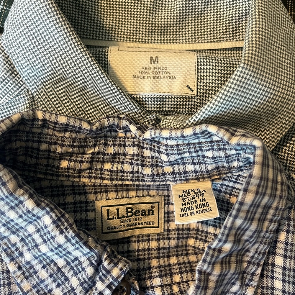 Lot of 10 - L.L. Bean Button Down Shirts - Picture 2 of 6